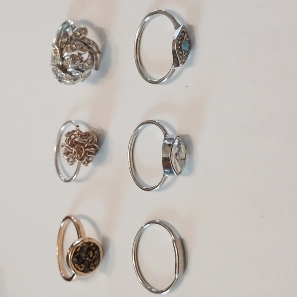 Ring lot 6 pieces